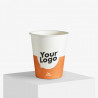 210 ml paper cup with your logo