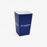 Blaue 0,65-Liter-Popcornbehälter mit 'Hyundai' Logo